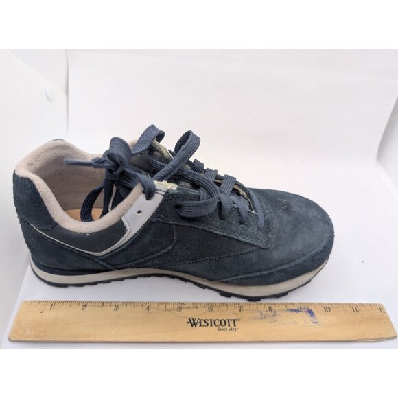 Reebok Athletic Safety Shoe Suede blue tone Women's Size 7.5 Mens 5.5 READ - Picture 8 of 16